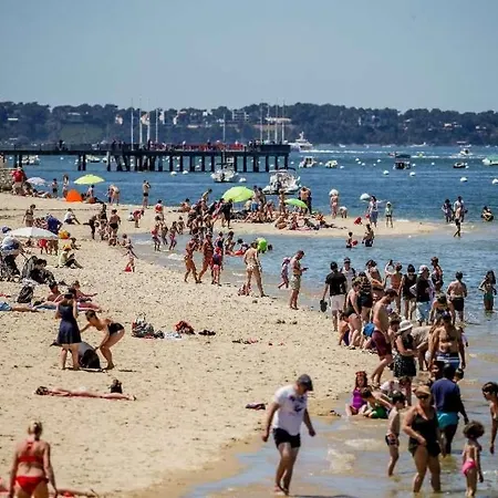 Superbe En Plein Coeur D'arcachon Pour 4 Personnes Avec Parking Lejlighed *
